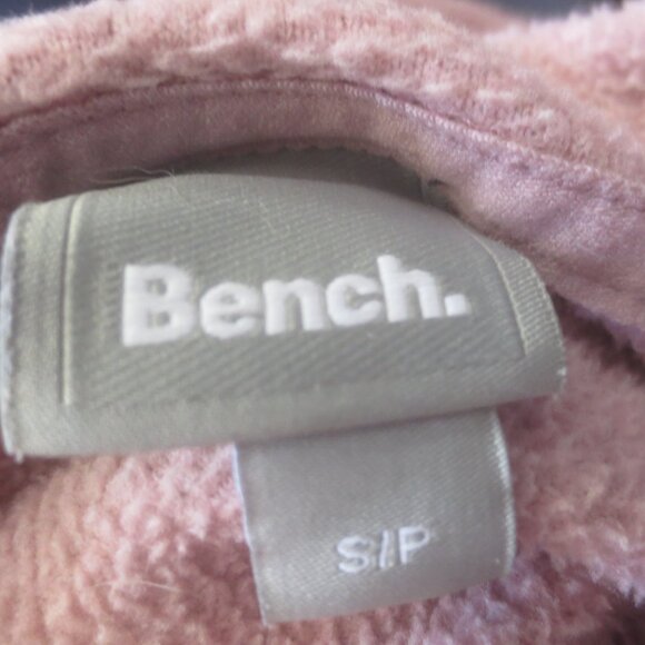 Ladies Pastel Pink Bench Fleece Pullover Hoodie - Size Small. - Picture 12 of 12